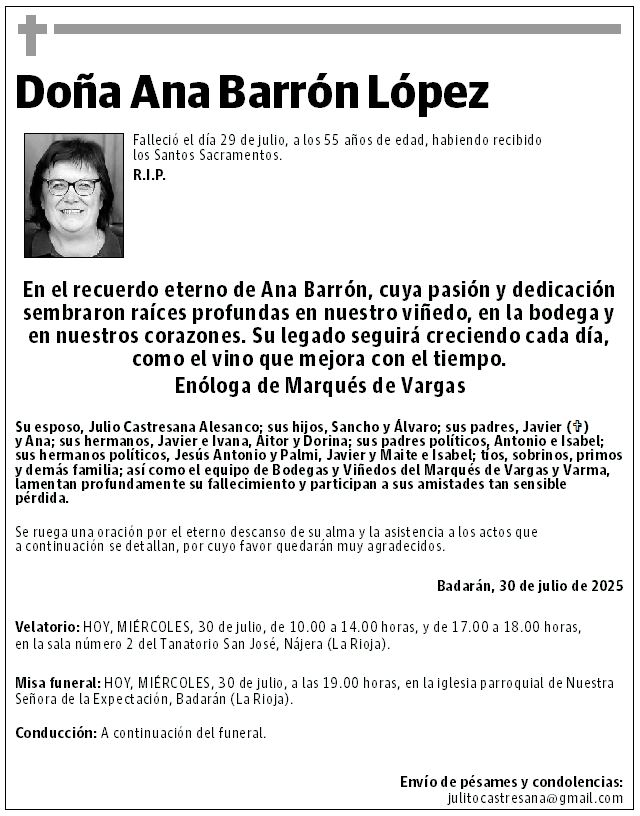 Doña Ana Barrón López