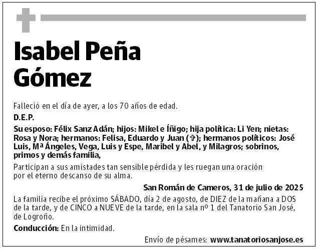 Isabel Peña Gómez