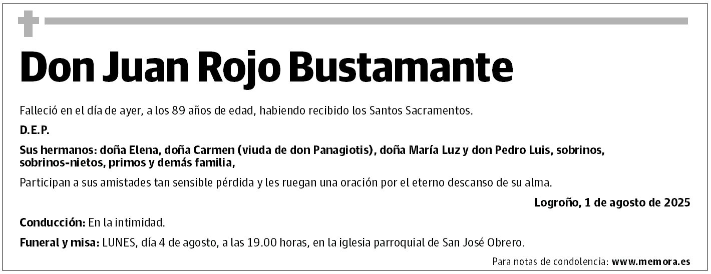 Don Juan Rojo Bustamante