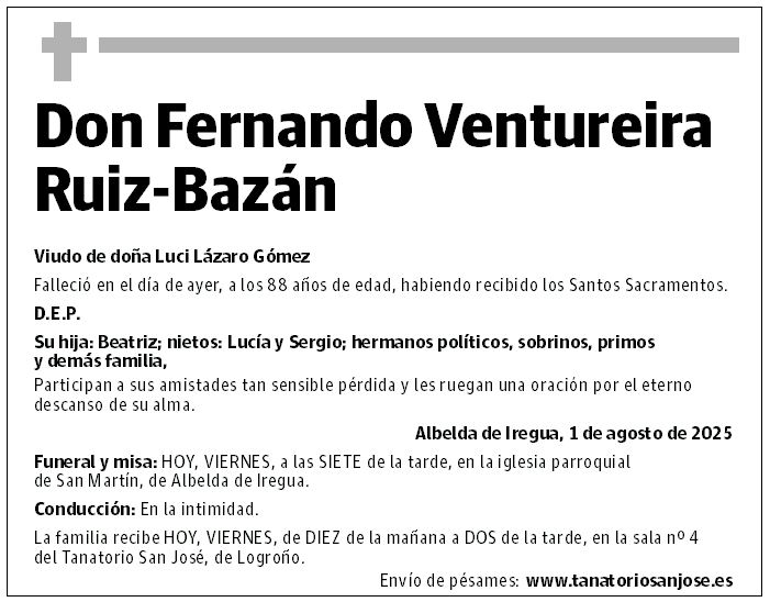 Don Fernando Ventureira Ruiz-Bazán