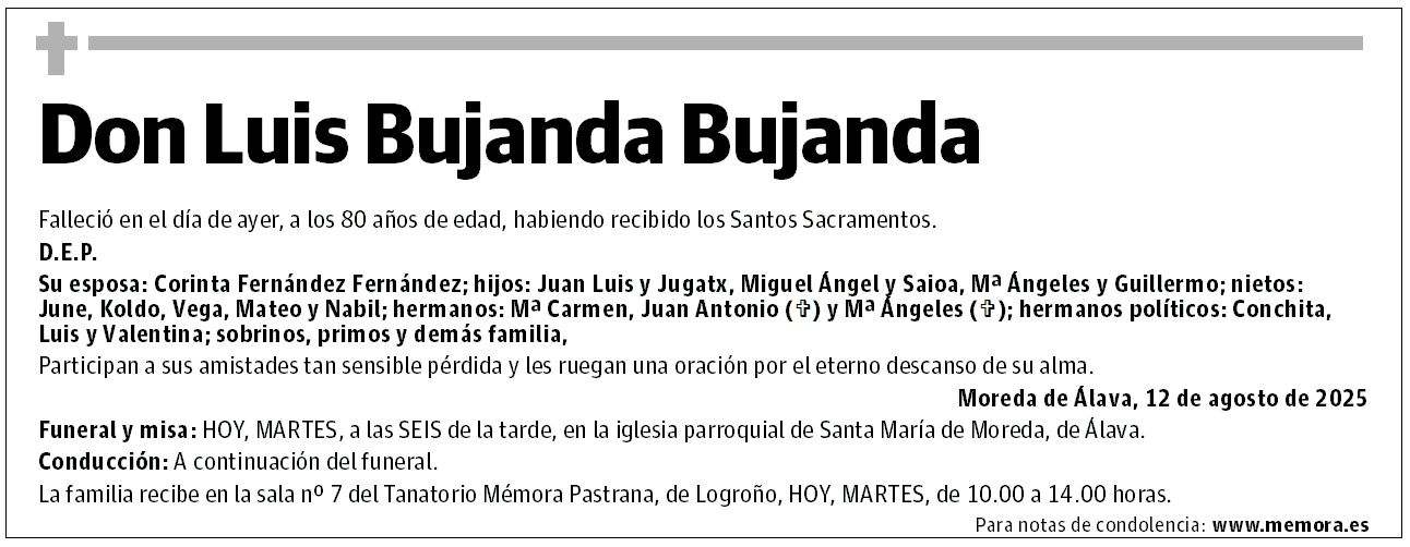 Don Luis Bujanda Bujanda