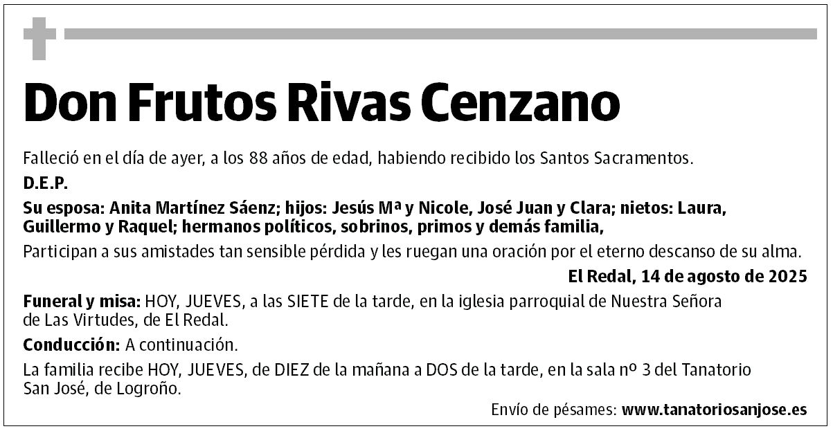 Don Frutos Rivas Cenzano