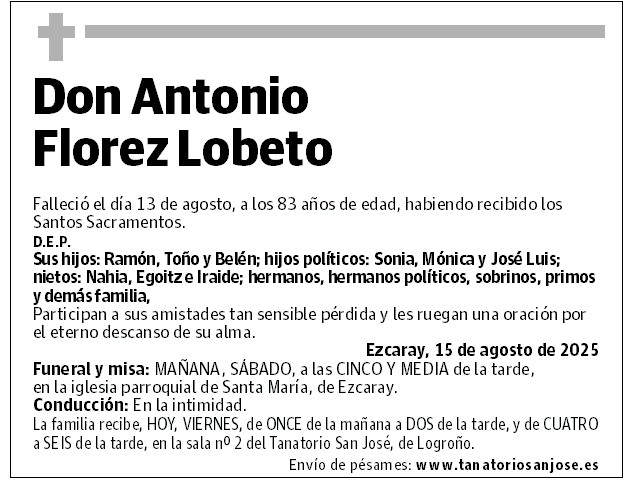 Don Antonio Florez Lobeto