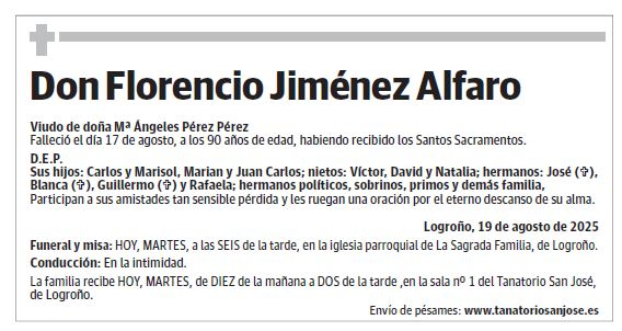 Don Florencio Jiménez Alfaro