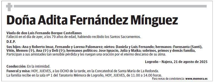Doña Adita Fernández Mínguez
