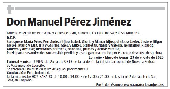 Don Manuel Pérez Jiménez