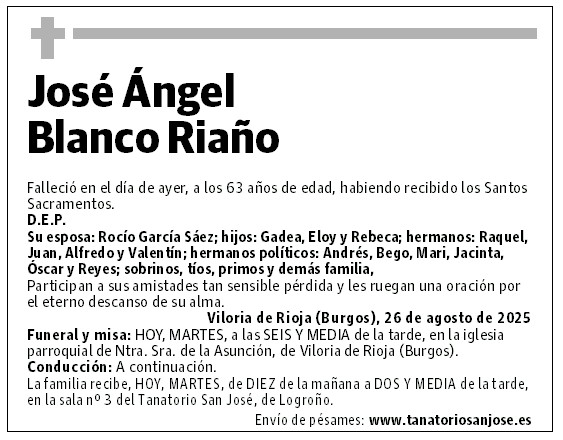 José Ángel Blanco Riaño