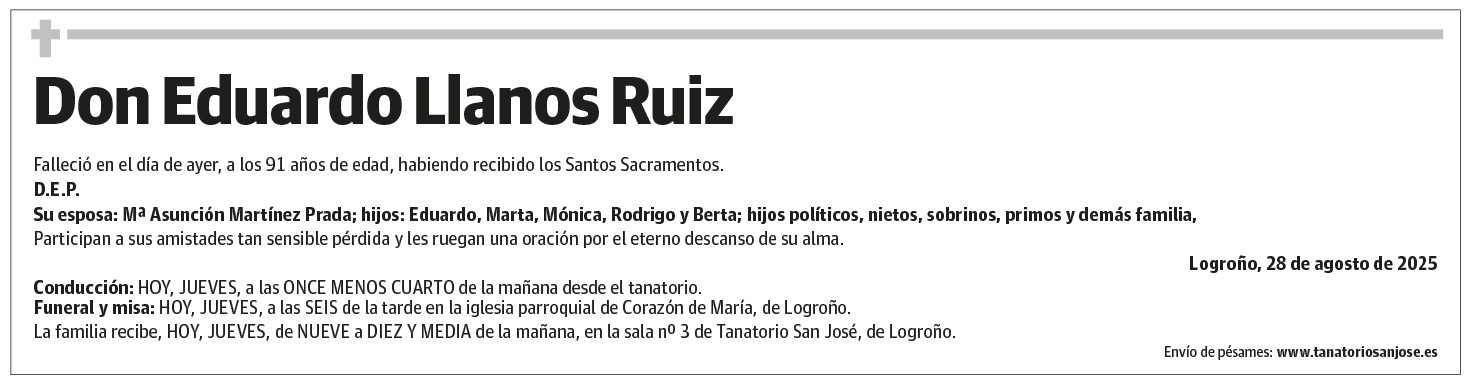 Don Eduardo Llanos Ruiz
