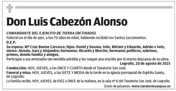 Don Luis Cabezón Alonso