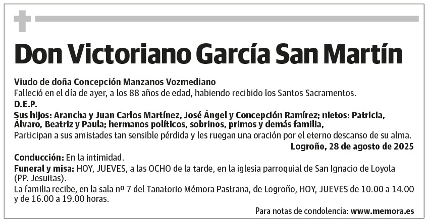 Don Victoriano García San Martín