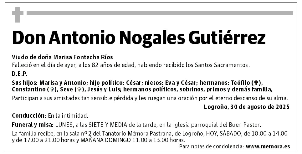 Don Antonio Nogales Gutiérrez