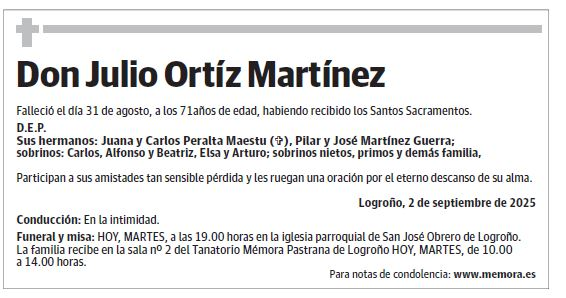 Don Julio Ortíz Martínez