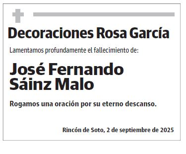 José Fernando Sáinz Malo