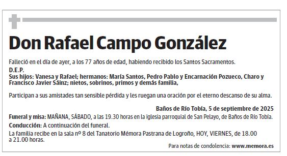 Don Rafael Campo González