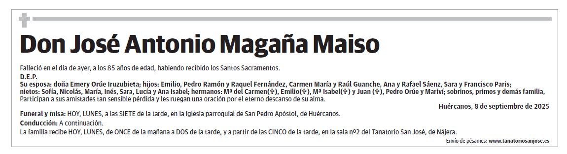 Don José Antonio Magaña Maiso