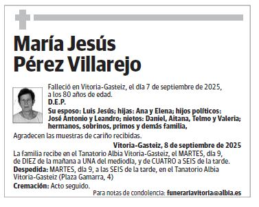 María Jesús Pérez Villarejo