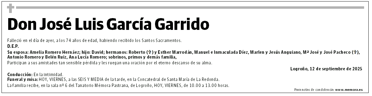 Don José Luis García Garrido