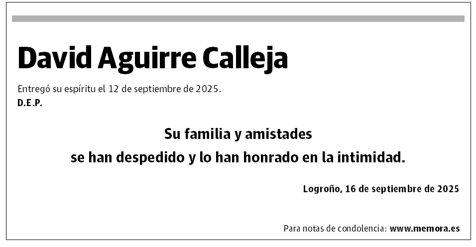 David Aguirre Calleja