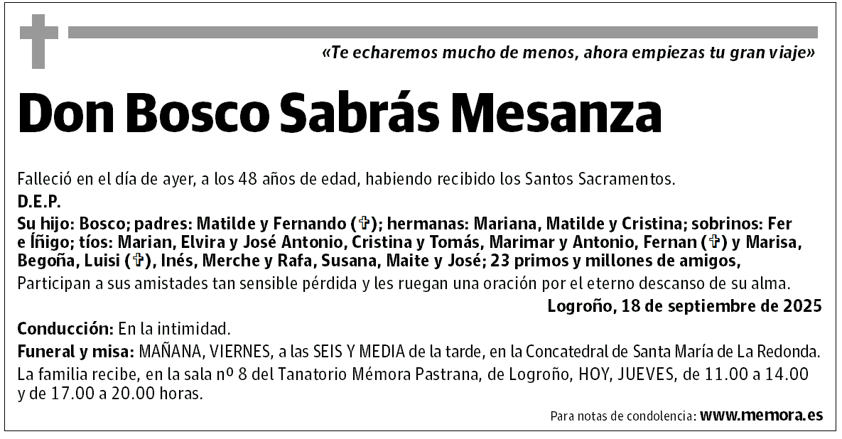 Don Bosco Sabrás Mesanza