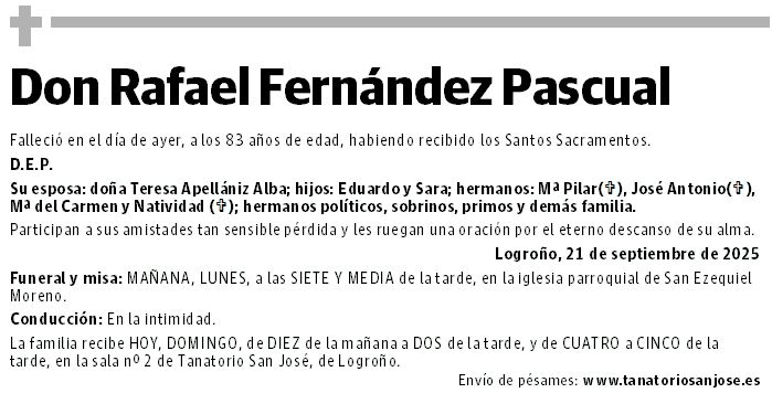 Don Rafael Fernández Pascual
