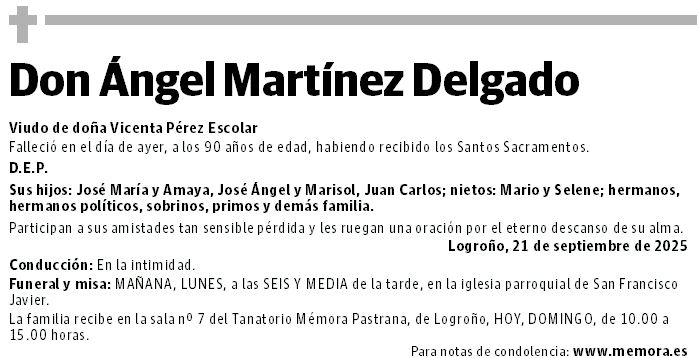 Don Ángel Martínez Delgado