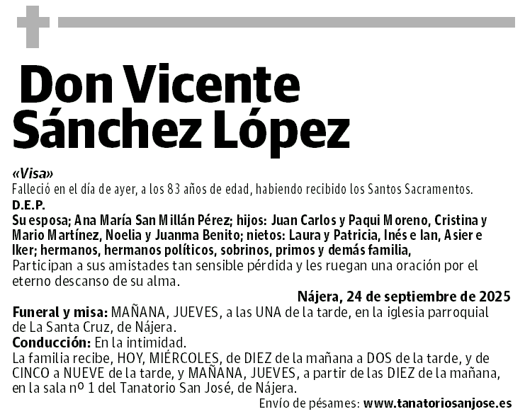 Don Vicente Sánchez López