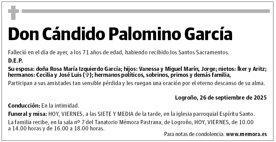 Don Cándido Palomino García