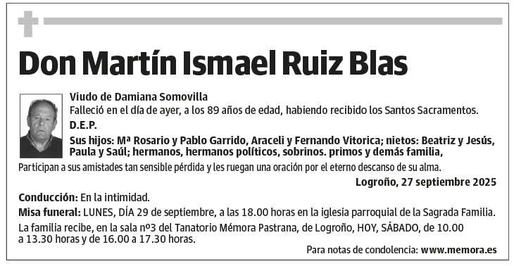 Don Martín Ismael Ruiz Blas