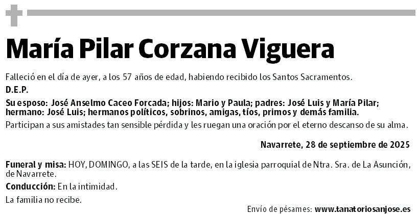 María Pilar Corzana Viguera