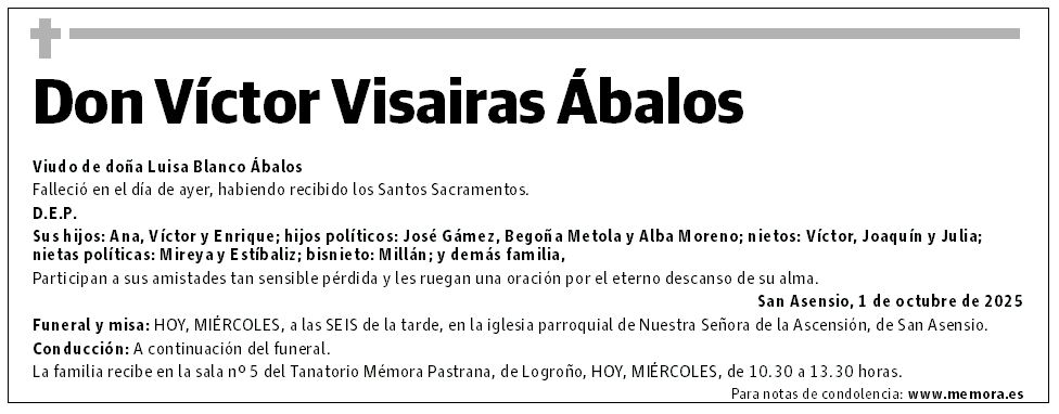 Don Víctor Visairas Ábalos