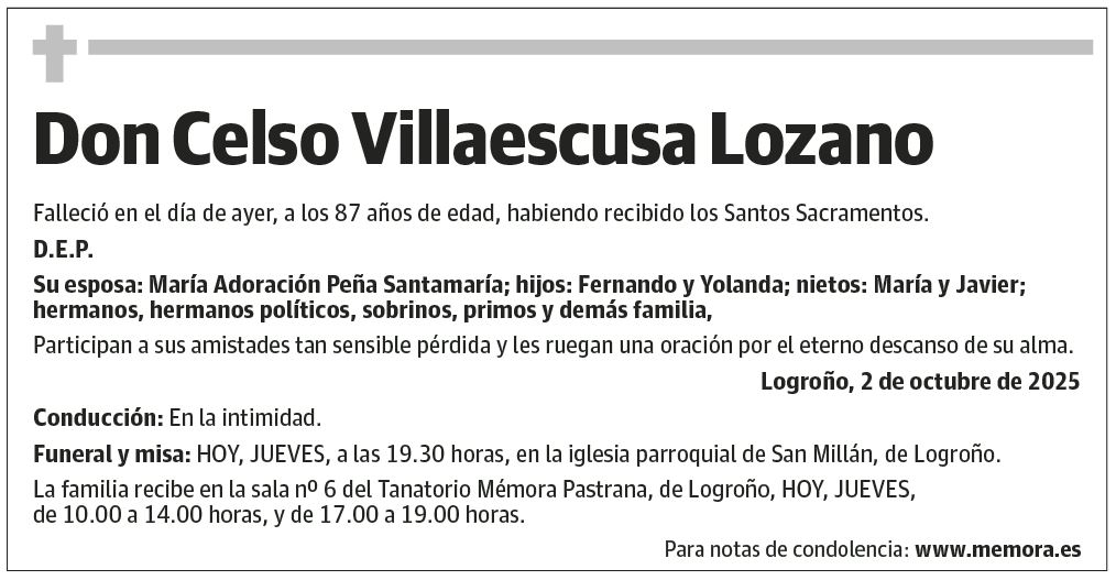 Don Celso Villaescusa Lozano