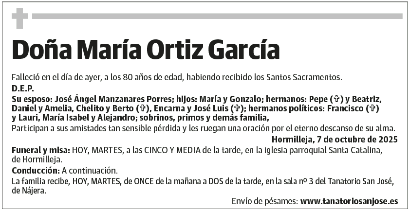 Doña María Ortiz García