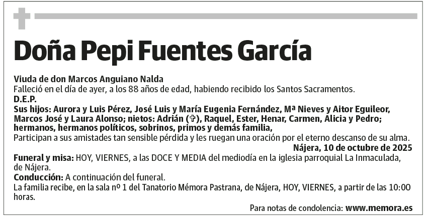 Doña Pepi Fuentes García