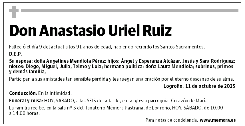 Don Anastasio Uriel Ruiz