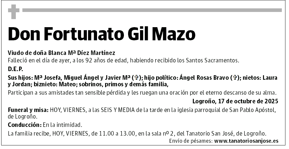 Don Fortunato Gil Mazo