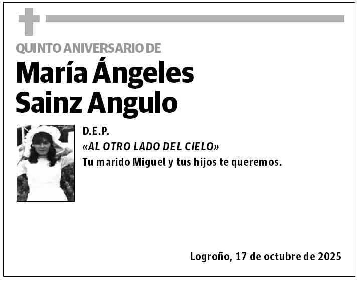 María Ángeles Sainz Angulo