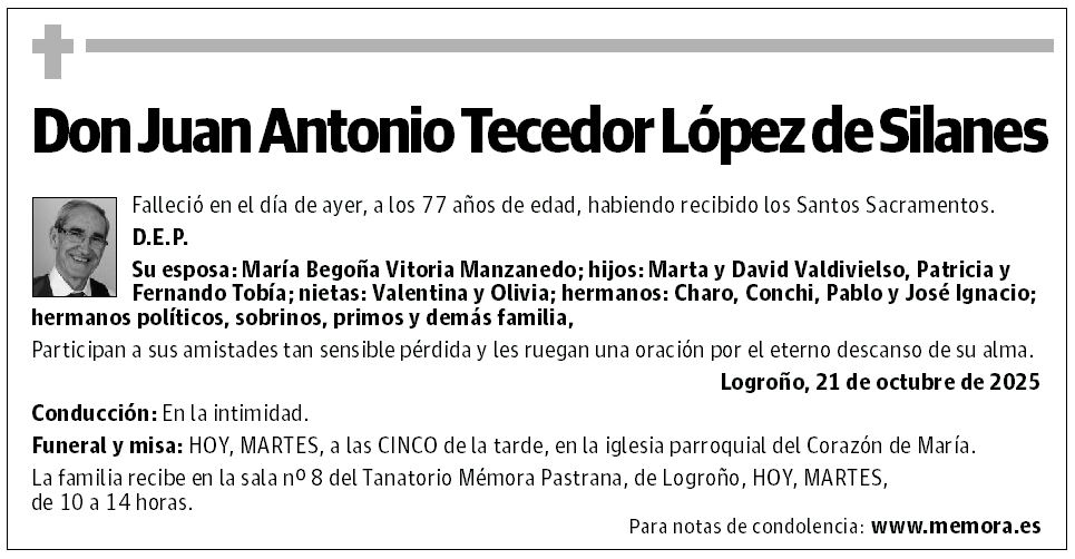 Don Juan Antonio Tecedor López de Silanes
