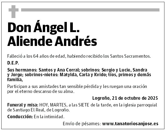 Don Ángel L. Aliende Andrés