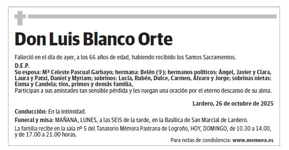 Don Luis Blanco Orte