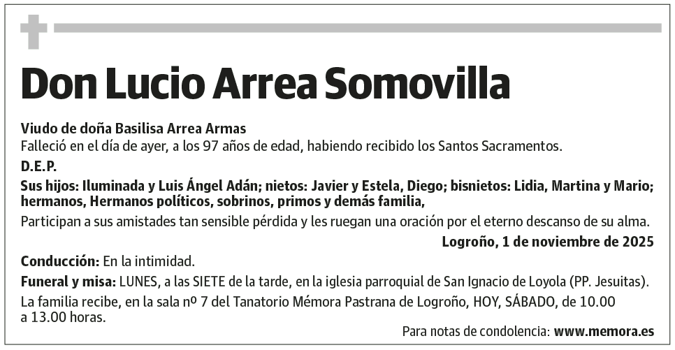 Don Lucio Arrea Somovilla