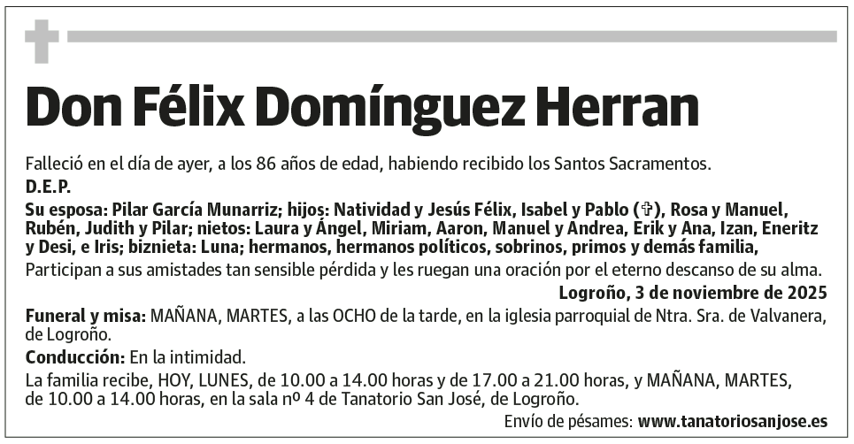 Don Félix Domínguez Herran