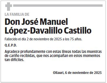 Don José Manuel López-Davalillo Castillo