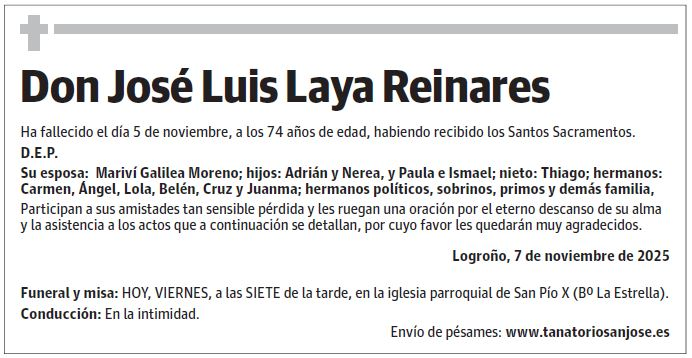 Don José Luis Laya Reinares