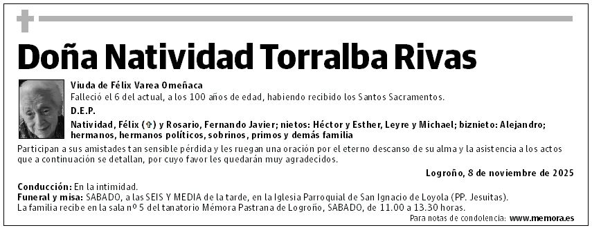 Doña Natividad Torralba Rivas