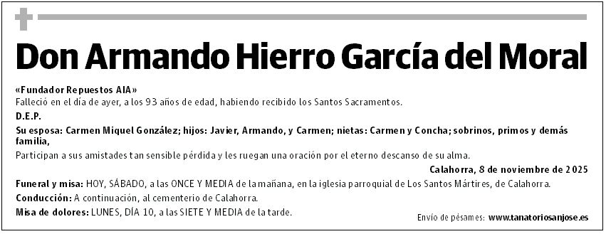 Don Armando Hierro García del Moral