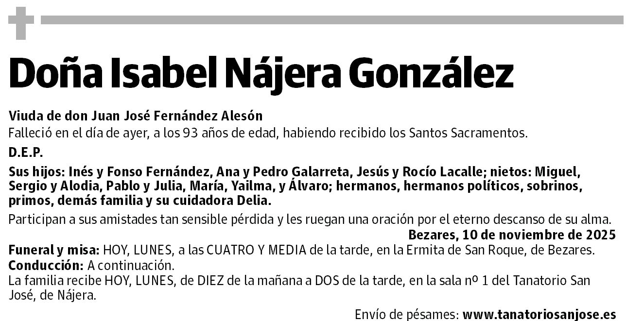 Doña Isabel Nájera González