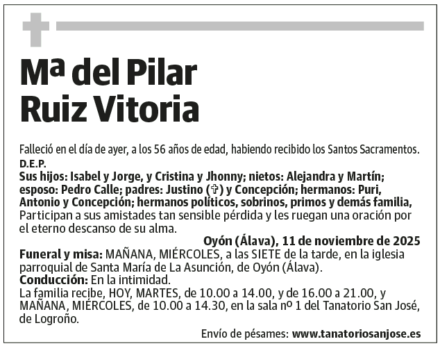 Mª del Pilar Ruiz Vitoria