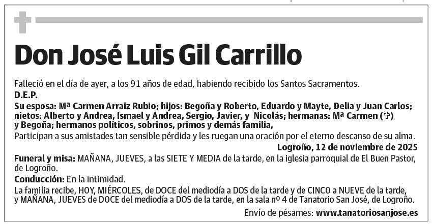 Don José Luis Gil Carrillo