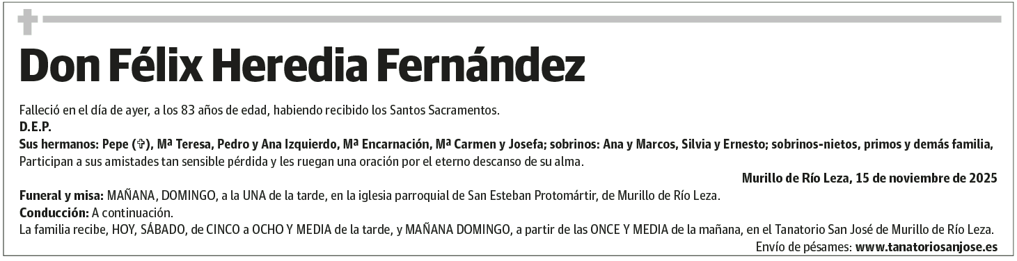 Don Félix Heredia Fernández