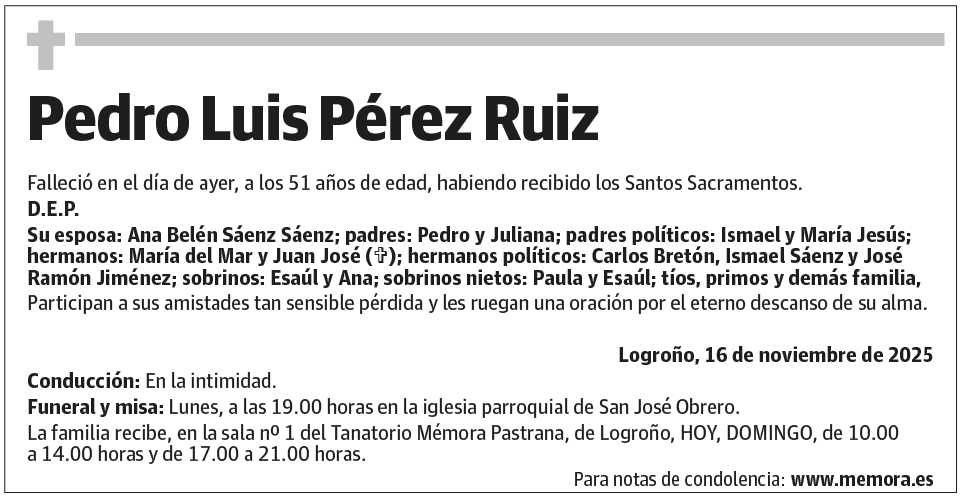 Pedro Luis Pérez Ruiz